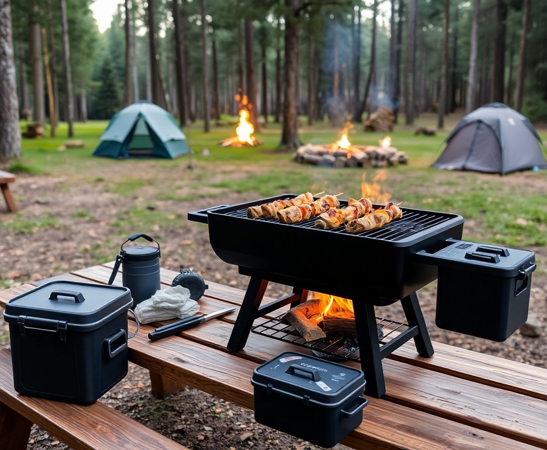 Barbekü ve Mangal Ekipmanları İle Piknikler ve Kamp Alanları için Pratik Çözümler